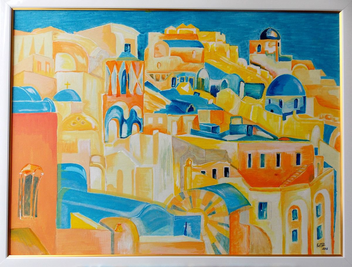 Santorini by Maria Paunova