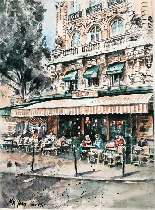 Cafe Le Dome by Monika Jones