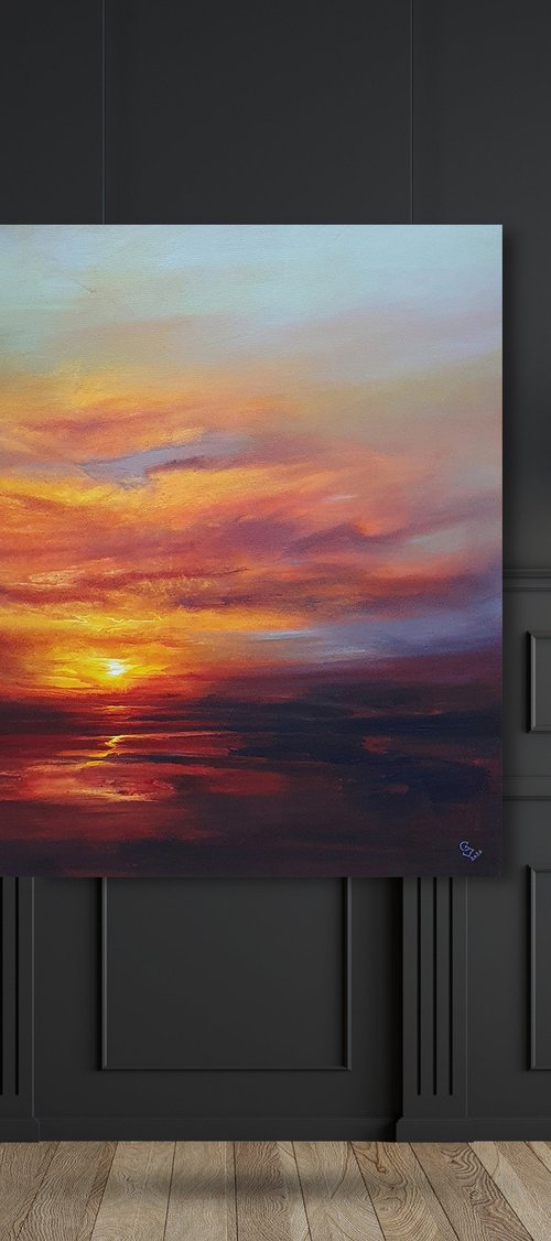 " The last thread of Hope "....SPECIAL PRICE!!! W 80 x H 80 cm...... by Ivan  Grozdanovski