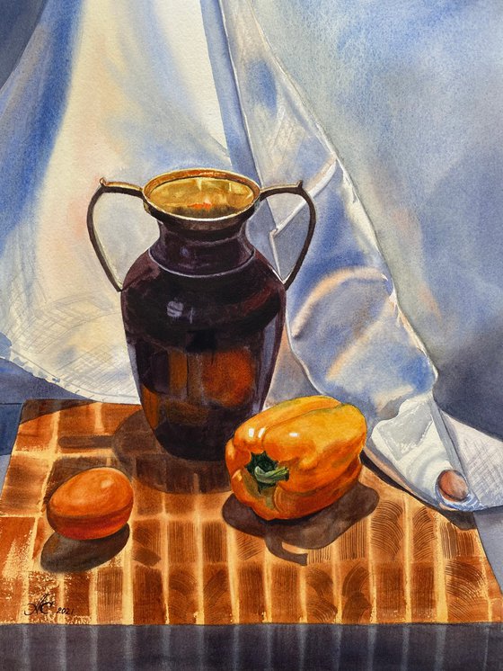 Still life with a vase