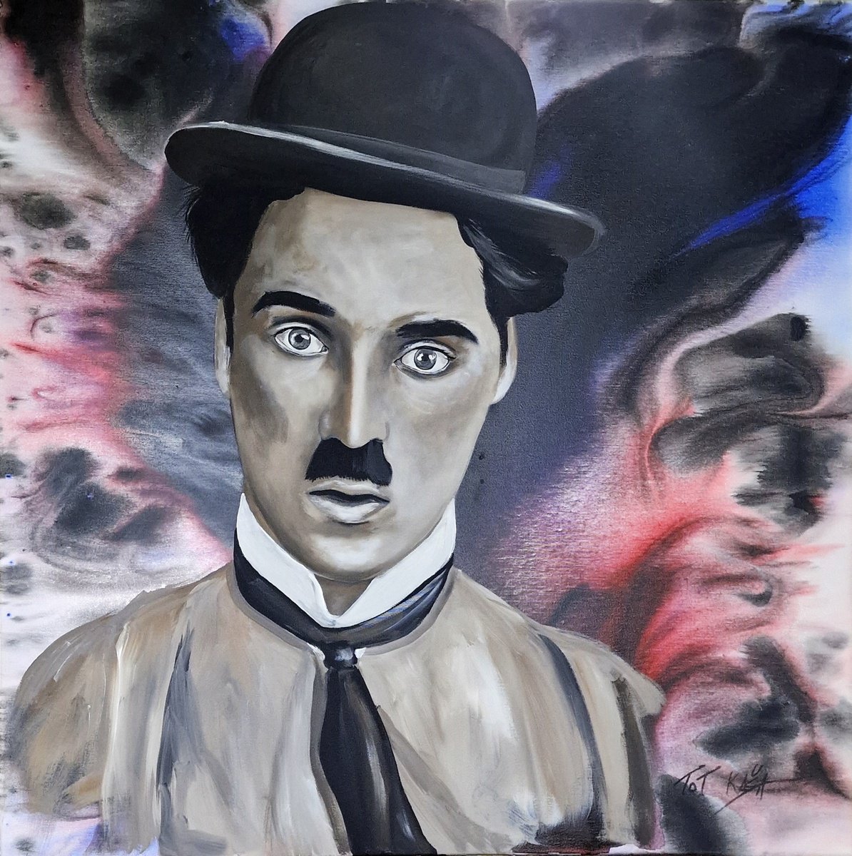 Charlie Chaplin by Kristina Tot Ka�a