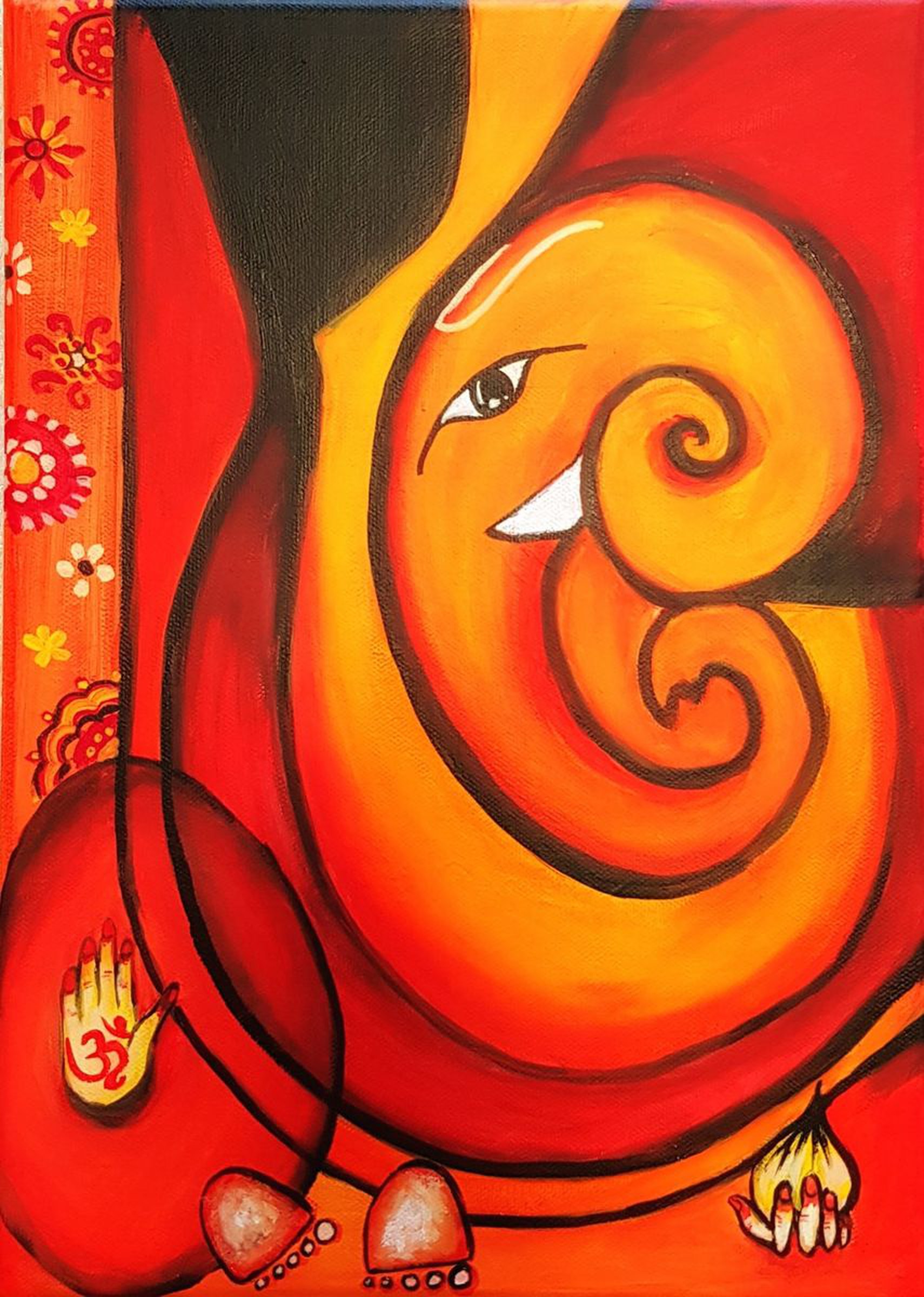 Ganesha Painting Ganpati Art By Rakhi Barthwal Artfinder Choose your favorite ganesh paintings from millions of available designs. ganesha painting ganpati art