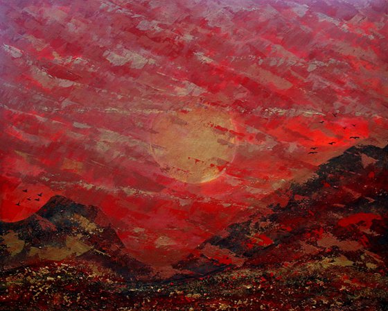 Lanzarote Sunset ( Large -102 cm x 81cm)