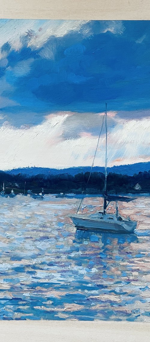 Blue cloud by Nadezda Stupina