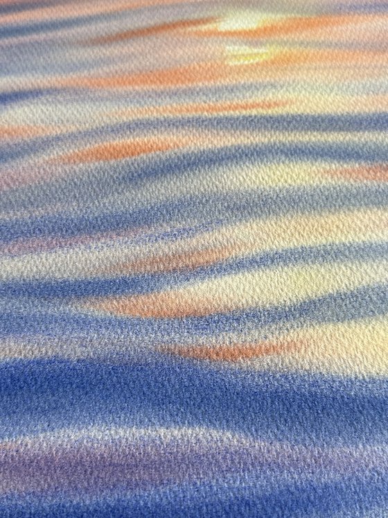 Admiring the Sunset on the Way Home