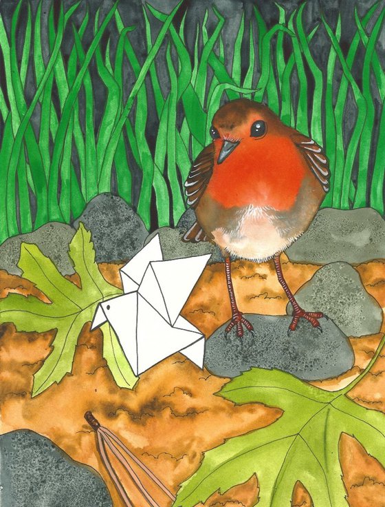 Illustration 3 from "Tiny Paper Bird"