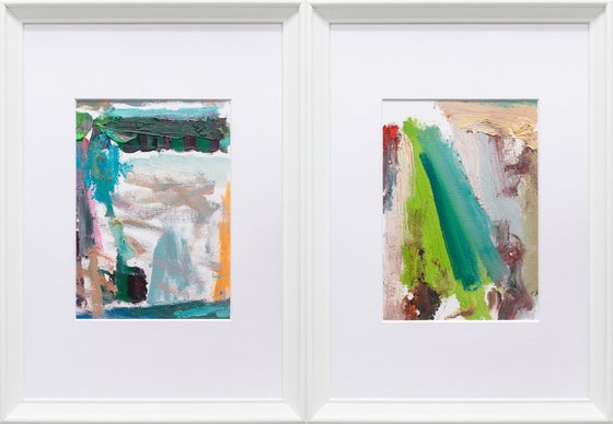 SET of 2, ABSTRACT STUDY