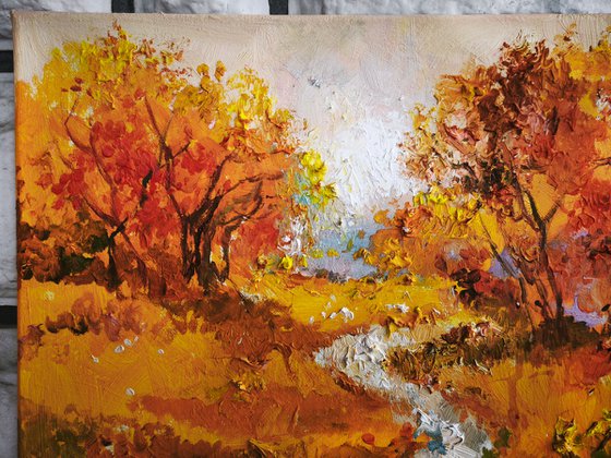 Golden Autumn Path