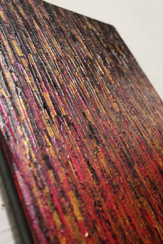 Iri red orange gold matrix