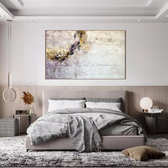 Golden Ochre in Lavender Mist
