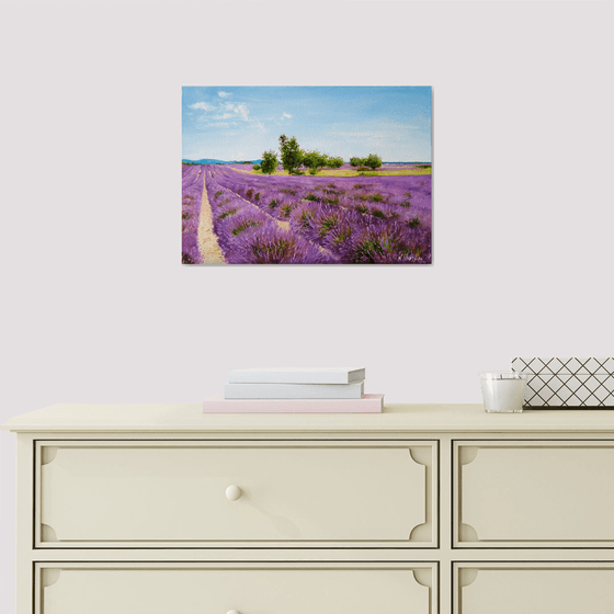 Lavender Landscape Purple