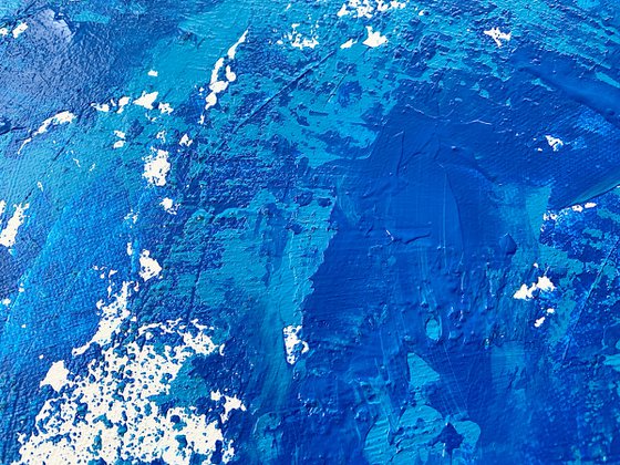 Beyond the sea No. 1423 blue & white XXL