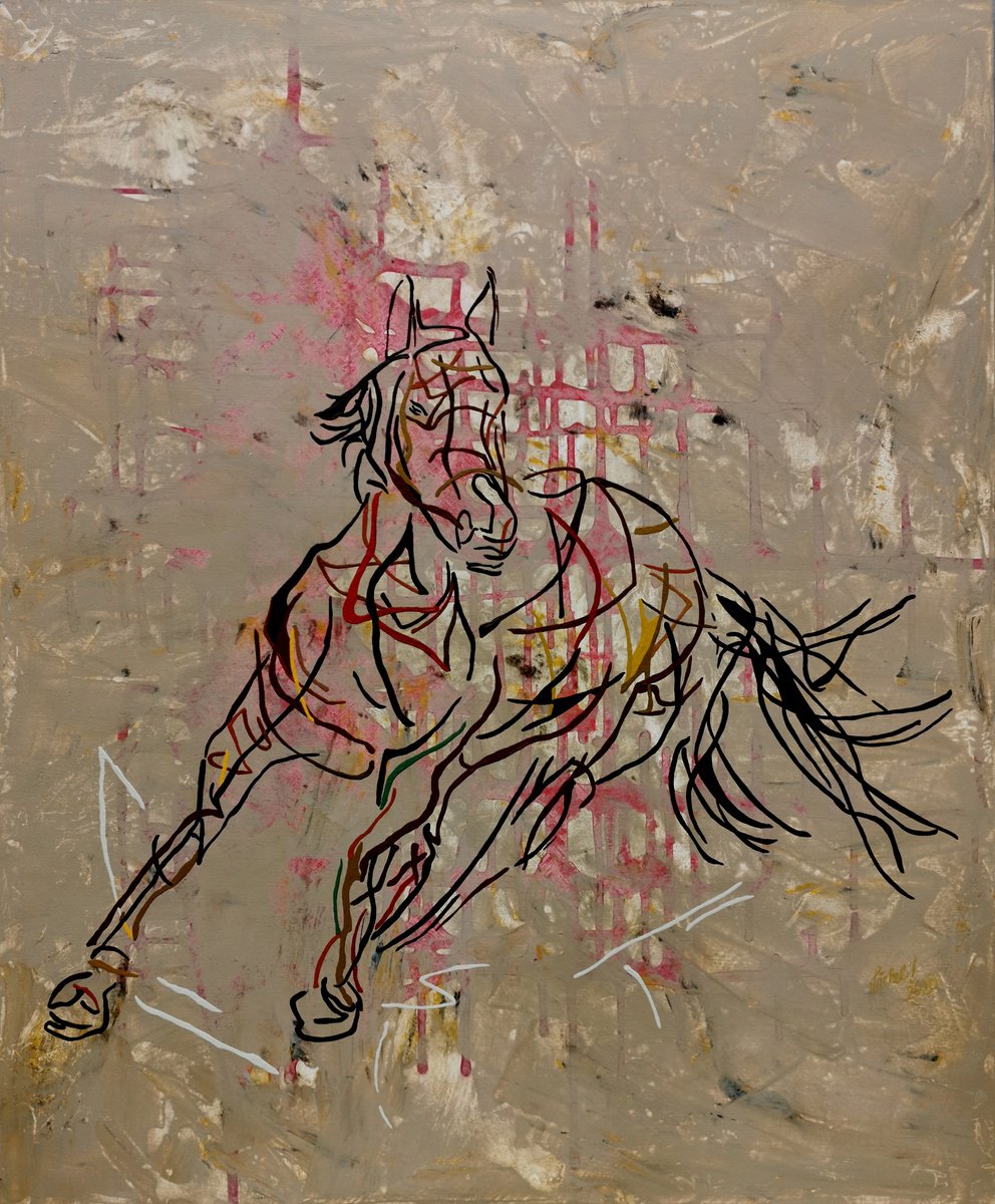 I 107 - Galloping horse by Uli Lachelt