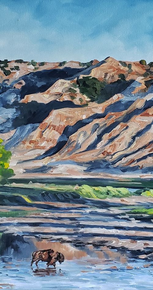 Landscape - River Crossing by Katrina Case