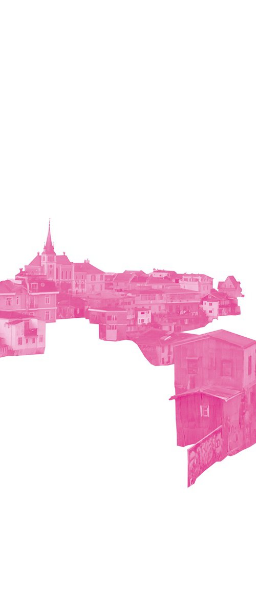 Houses Valparaiso by Carla Piacenza