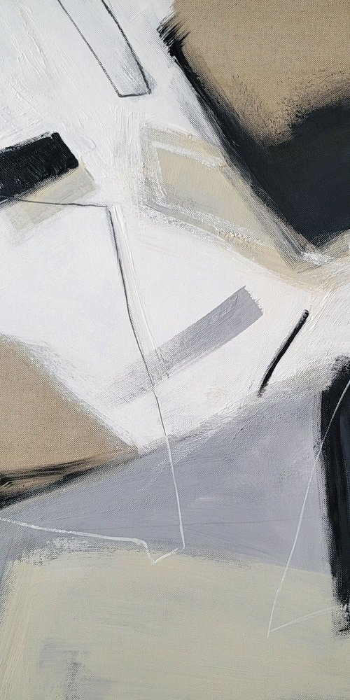 Black, canvas. Creation, 120x100cm by Tatyana Kirikova