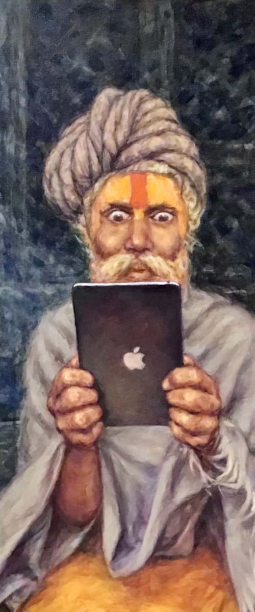 iPad Wonder, Modern Miracle, Indian mystic, guru, yogi, iPad, Apple, culture class by Surin Jung