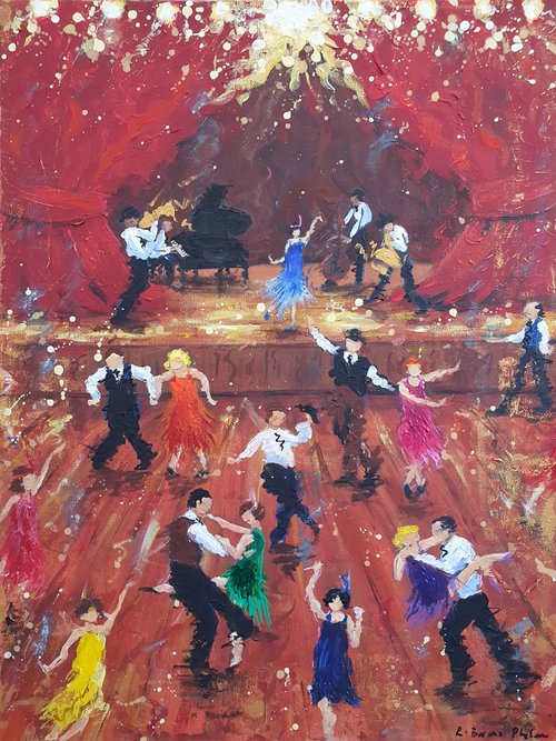 Jazz Club Dance 1920s by Regan Bevóns Phelan