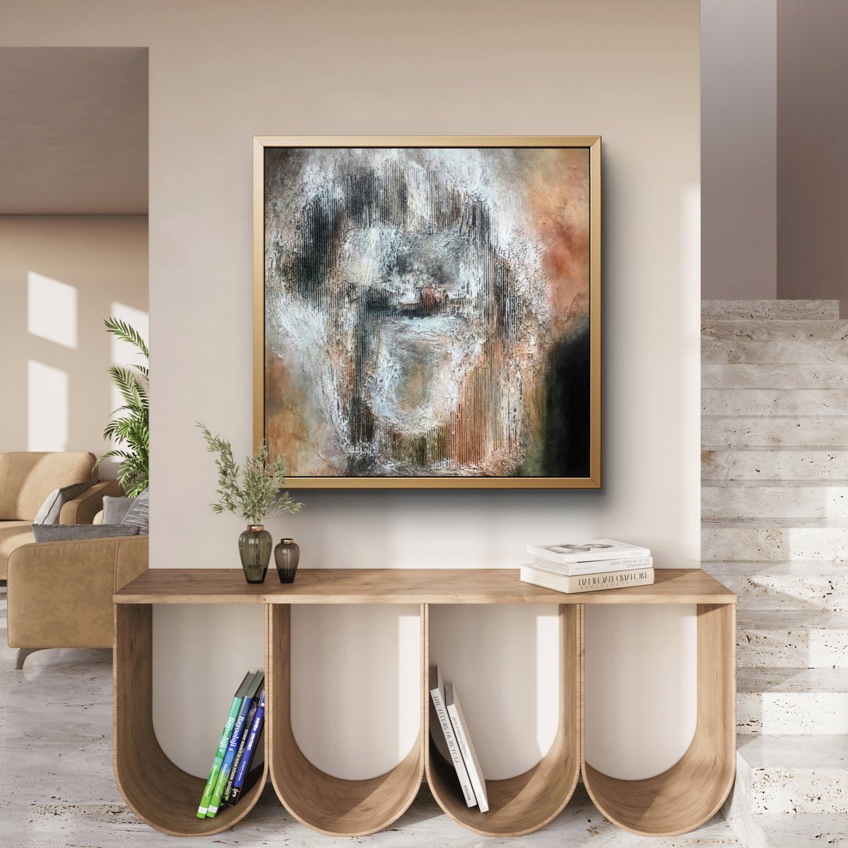 Chaotic Thoughts By Alexandra Petropoulou, 39 X 39, Artwork For Sale On Artfinder