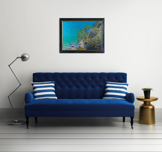 Pine in the Blue Lagoon