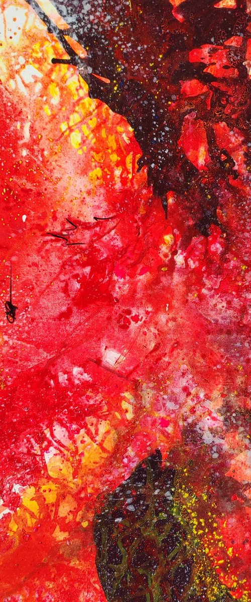 Red Maples of Paris by Olga Onopko