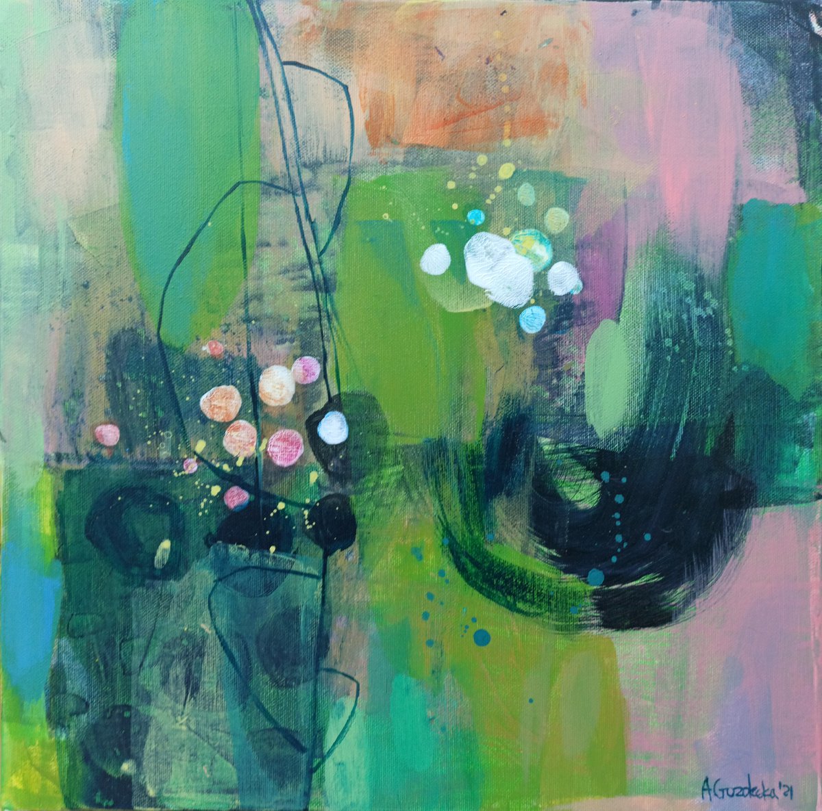 Spring Reflections 2 by Anna Masiul-Gozdecka