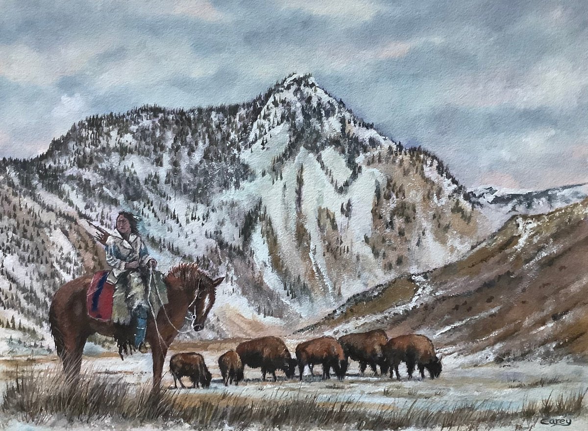 Buffalo hunter by Darren Carey