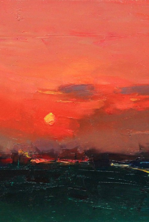 "Sunset moment" by Alisa Onipchenko-Cherniakovska