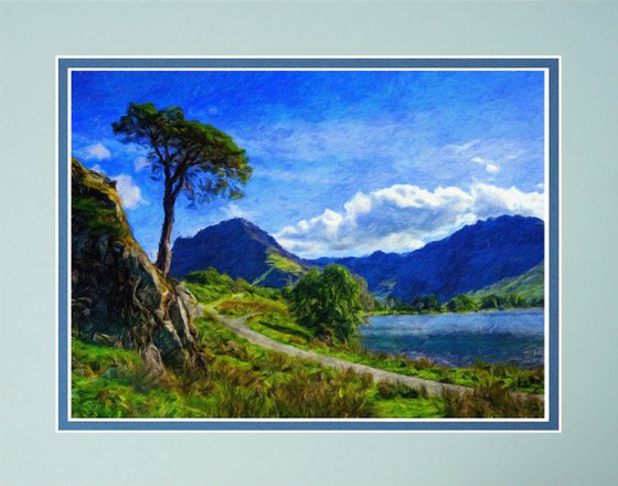 Buttermere Lake District Impressionism two