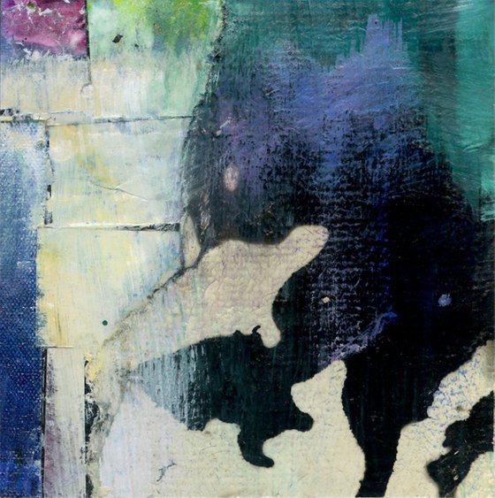 Collage Jazz 23 - Mixed Media Collage Painting by Kathy Morton Stanion