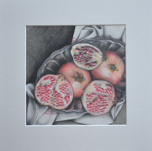 Pomegranates by Maja Tulimowska - Chmielewska