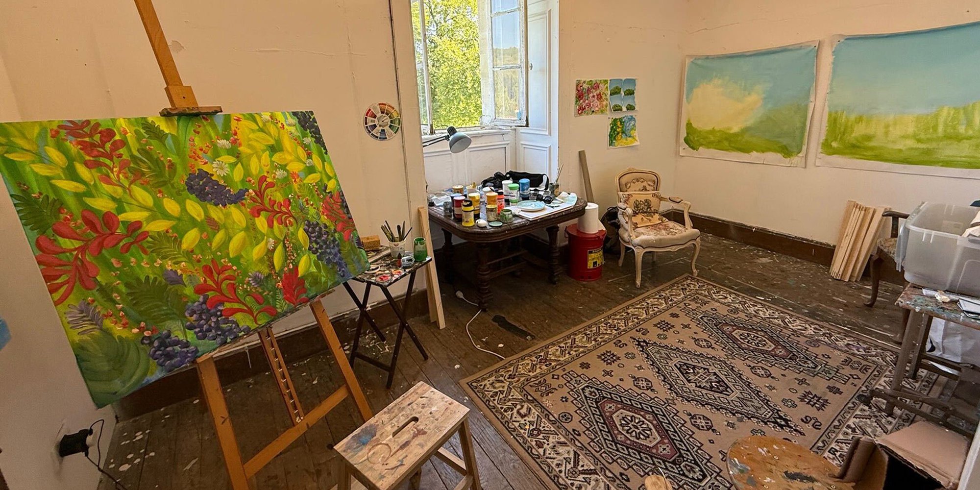 Emma Sian Pritchard’s artist residency at Château d’Orquevaux