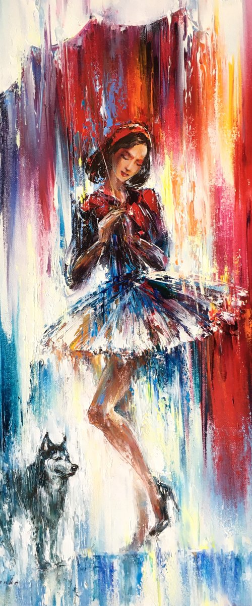 Dancing in the rain by Olena Romanenko