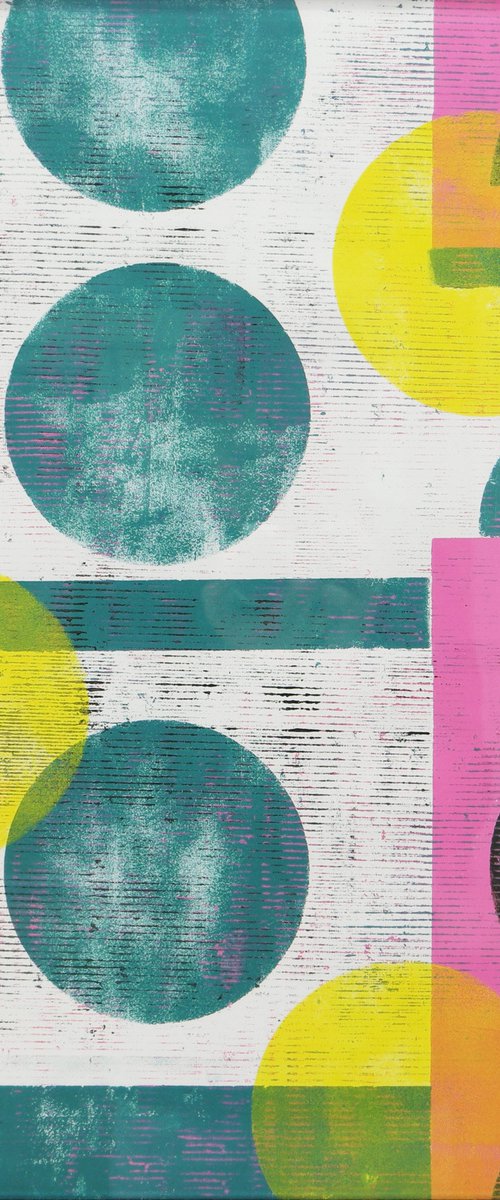 Pap Art on Paper - Traffic Vintage XL - 60x60CM - Ronald Hunter - 1D by Ronald Hunter