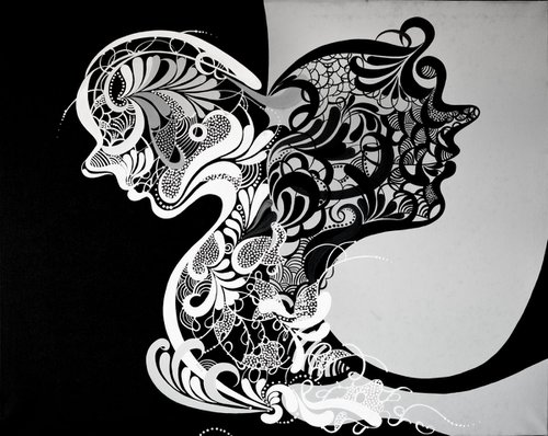 Wall Decor "Yin and Yang" by Marija (Maria) Bazarova