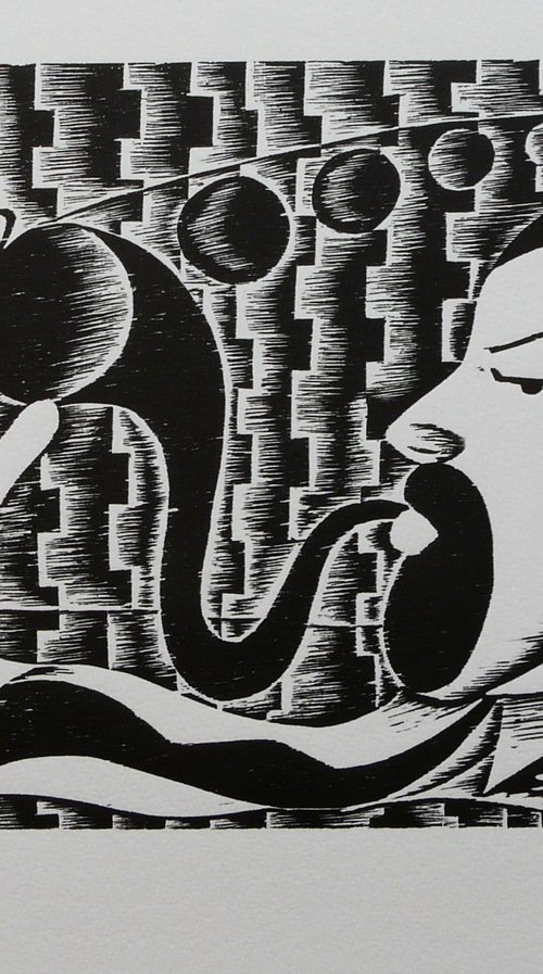 "Pipe smoker" by Sergei Monin