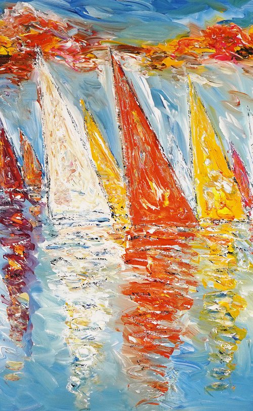 Summer Sailing Impressions D 7 by Peter Nottrott