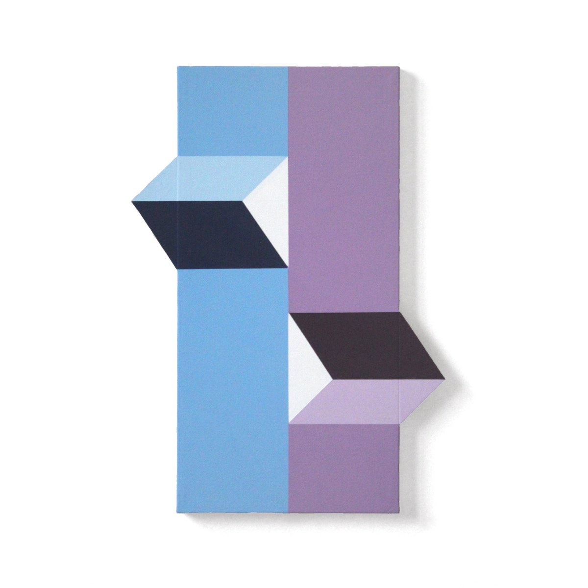 Abstract Acrylic Painting By Martin Singer, 11 X 16", 2P2B-19, Original Artwork