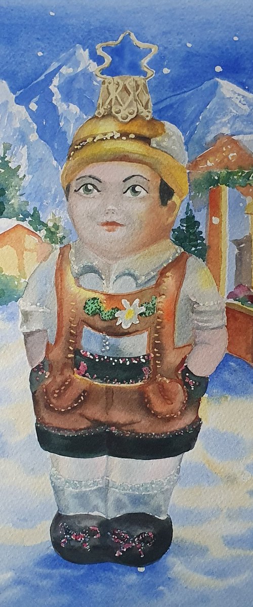 Snowfall over Bavaria by SoNata Art