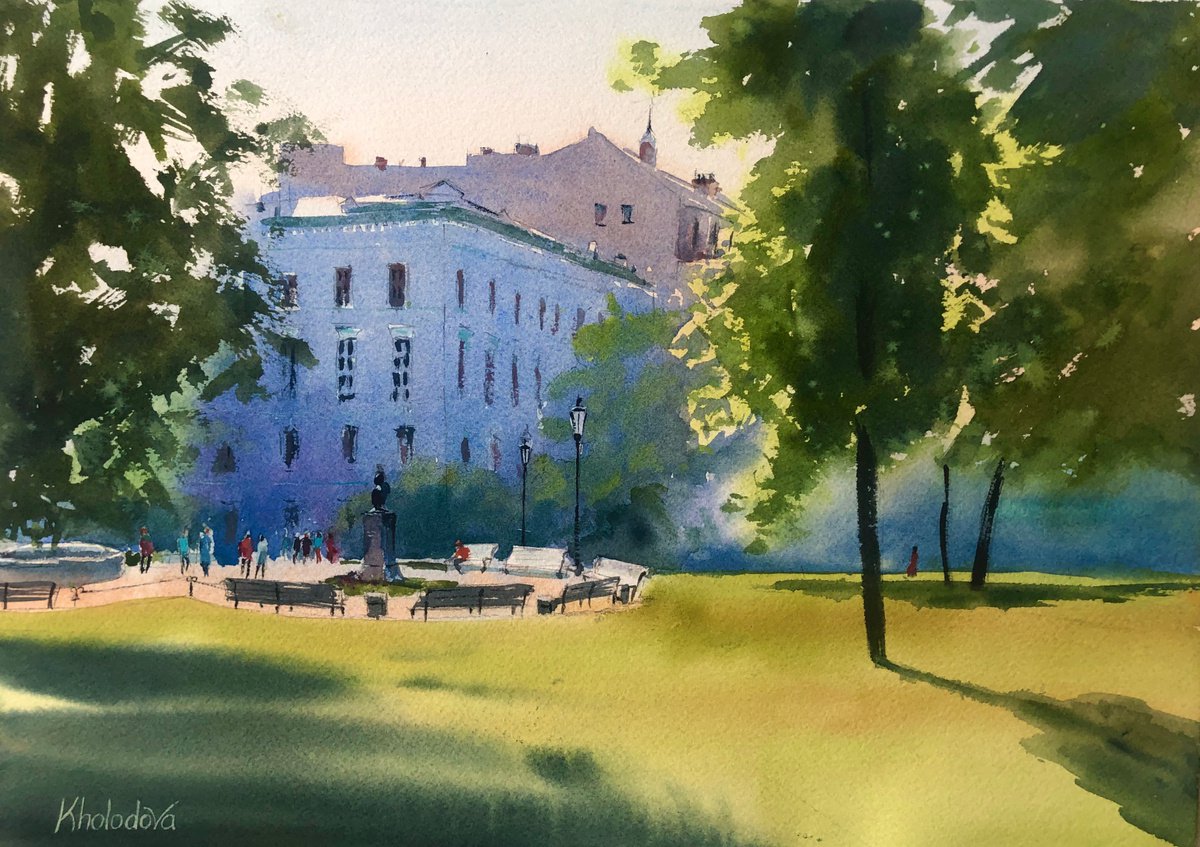 Summer in the city by Olga Kholodova