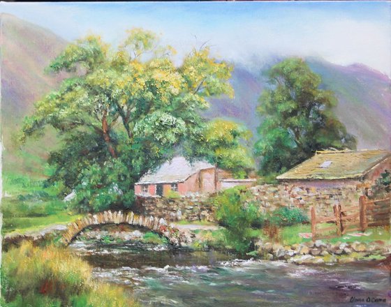 Cottage by the stream, Cumbria