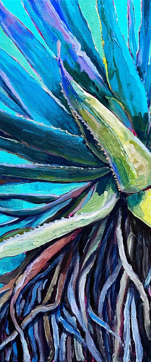 "BLUE ALOE" by Olga Gamy