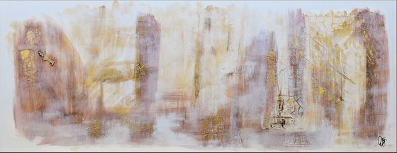 El Dorado  - Abstract Art - Acrylic Painting - Canvas Art - Framed Painting - Abstract Painting - Industrial Art