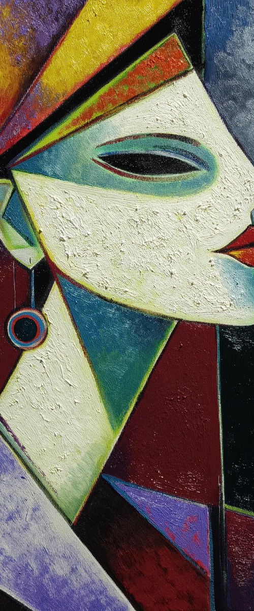 Cubist Profile by Artrun Asatrian