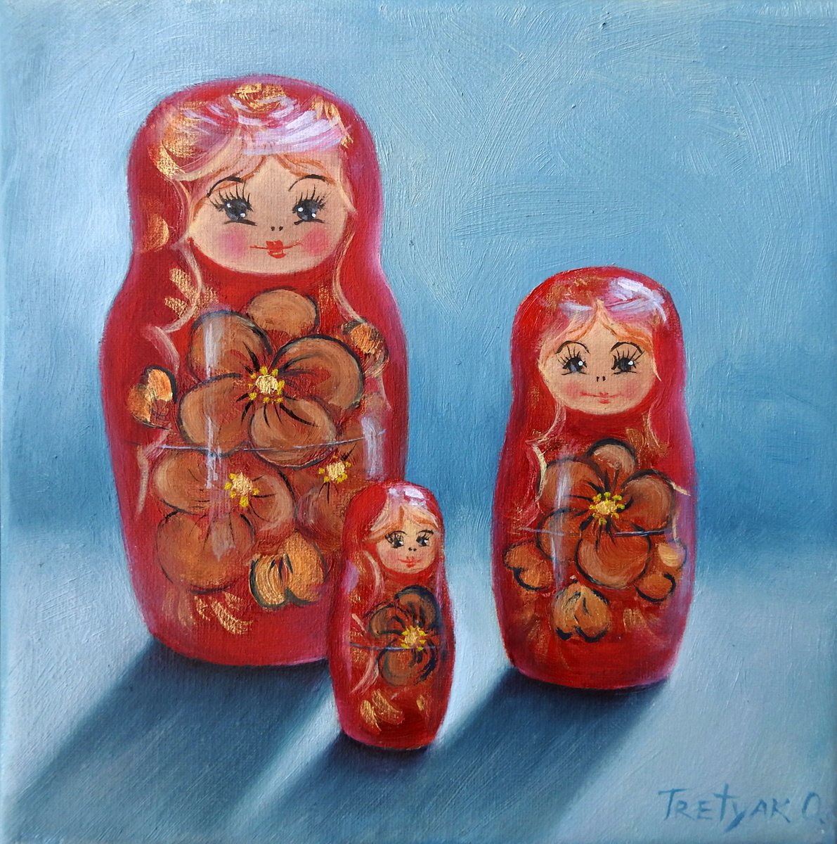 Russian dolls by Olga Tretyak