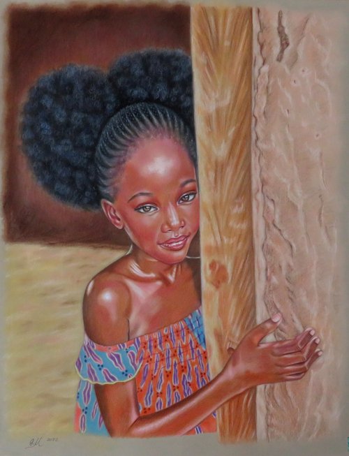 "Ghanaian little girl" by Monika Rembowska