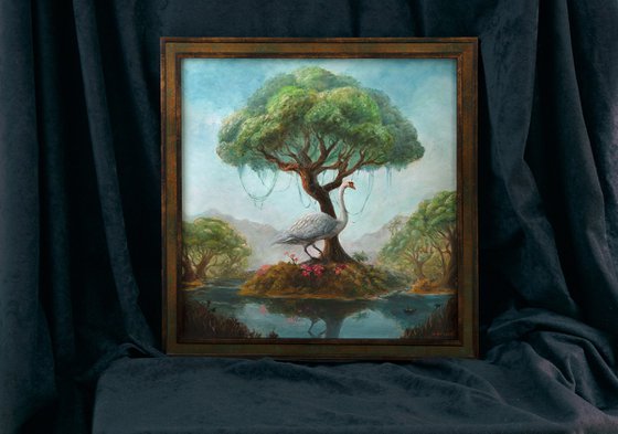 Traveler and the Swan