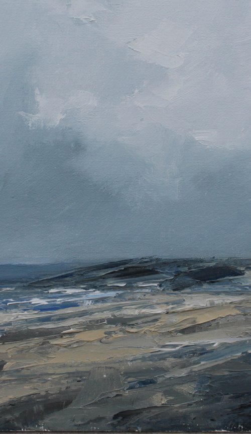 Along the East Strand, Irish Landscape by John Halliday