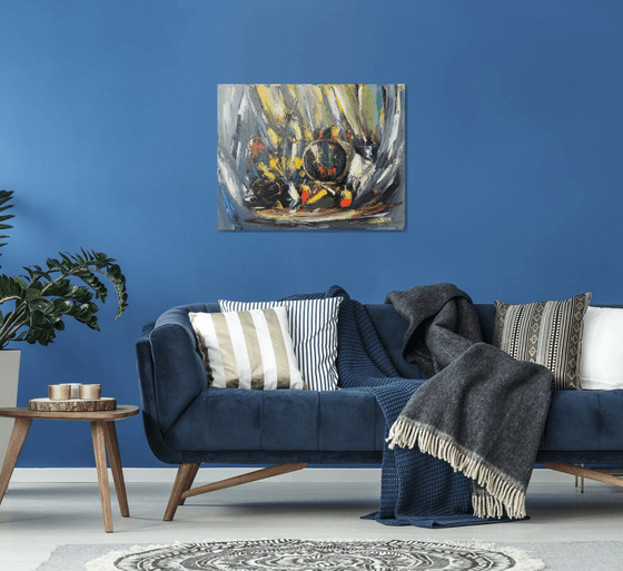 Still Life in Yellow and Grey