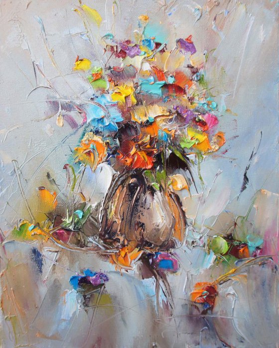 Colorful fragrance , Still Life Painting